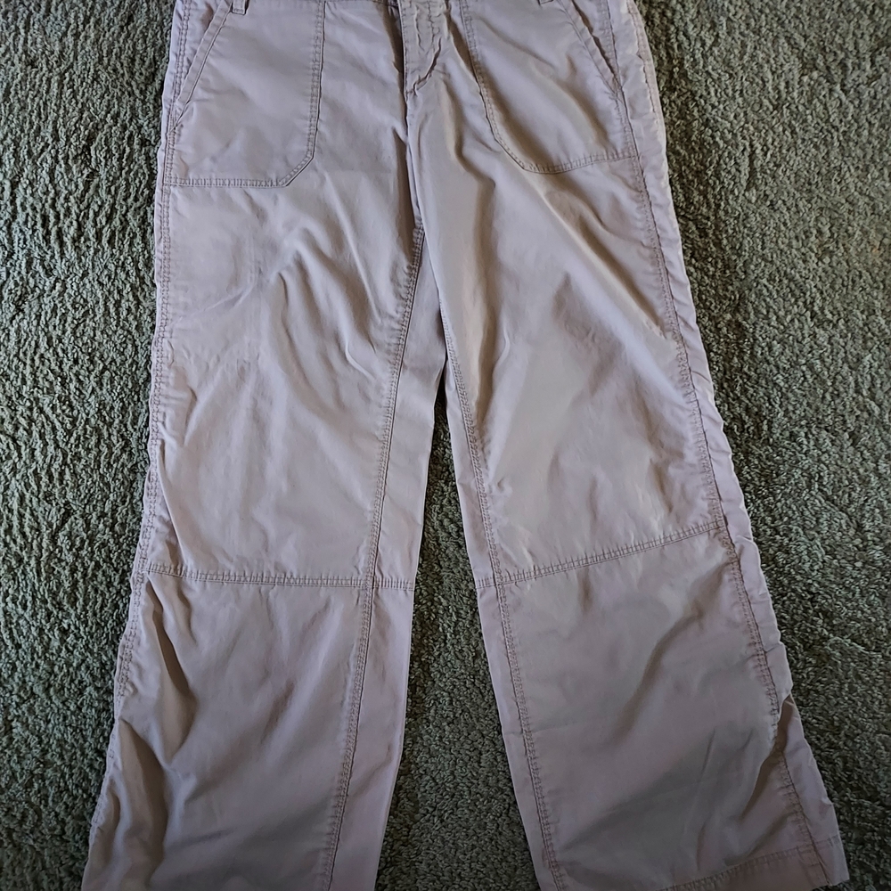 GAP Tan Flare Wide Leg Jeans